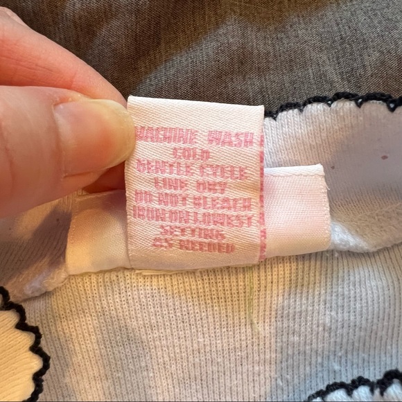 Vintage Bonnie Baby Frog Dress Set Size 24M Plaid Bow Preppy Mock Turtleneck - Picture 11 of 16